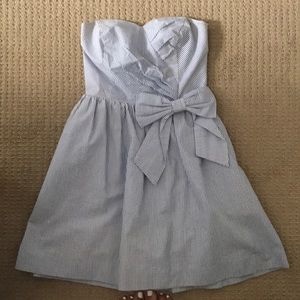 S Lilly Pulitzer striped dress strapless